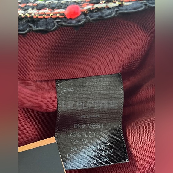 Revolve Le Superbe Lennon Wrap Skirt In Deveaux Neon Pop Tweed Size 2 NWT - Picture 7 of 9